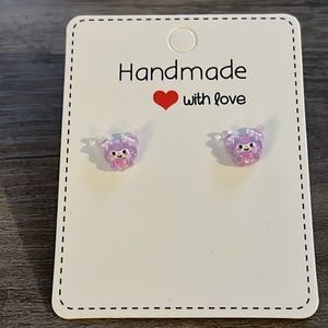 Handmade Kuromi earrings